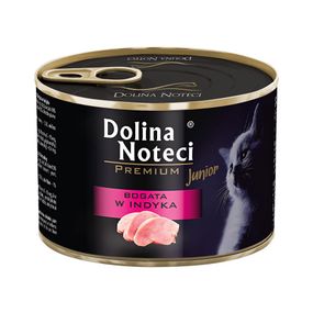 Вологий корм для кошенят з індичкою Dolina Noteci Premium Kitten Turkey, 185 гр