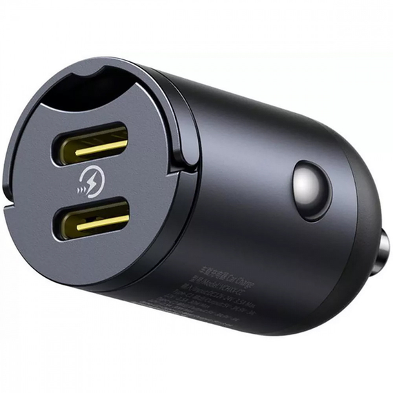 Зарядний Пристрій в авто Baseus Tiny Star Mini Car Charger 2xType-C 30W black | Зображення 2