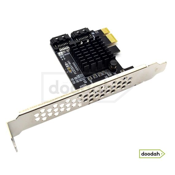 Адаптер SATA III (6 Гбіт / с) PCI-E (для підключення додаткових hdd / ssd) - PCE2SAT-M01 VER006S. | Зображення 1