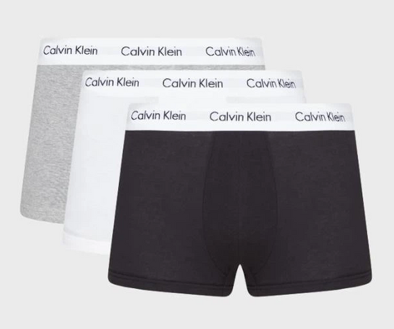 Набір чоловічих трусів боксерів Calvin Klein men boxer 3 шт в наборі L | Зображення 5