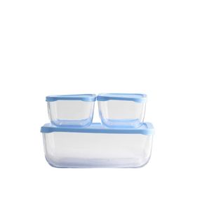 Набір контейнерів харчових Pasabahce Snowbox PS-96881-3 3 предмети