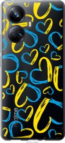 Чехол на Realme 10 Pro Plus Сердца UA "5292u-2944-17620"