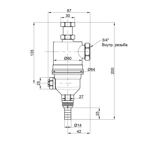 Фильтр с магнитом Icma 3/4" №747 | Зображення 1