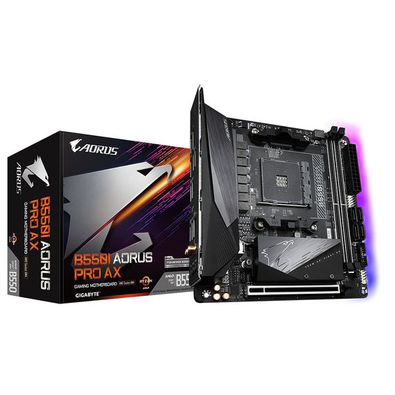 Материнська плата GIGABYTE B550I AORUS PRO AX | Зображення 1