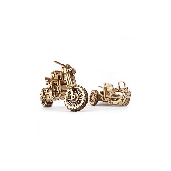 Конструктор Ugears Мотоцикл Scramber з коляскою (6336921) | Зображення 3