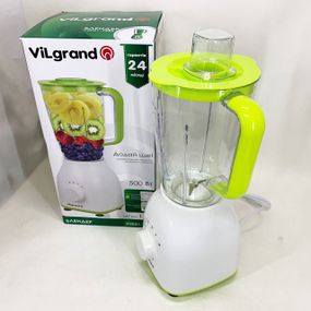Блендер нержавеющая сталь VILGRAND, Блендер для приготовления коктейлей и смузи переносной ML-16