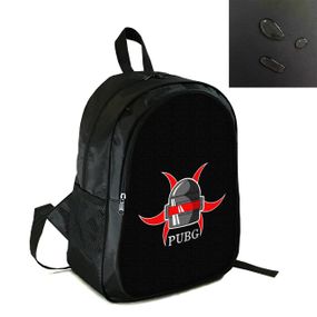 Рюкзак міський/шкільний 38×28см з принтом PUBG: Battlegrounds дитячий, підлітковий, спортивний (4207)