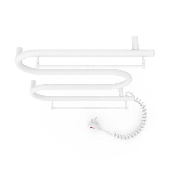 Електрична рушникосушарка Laris Зебра Змійовик 25 ЧФ3 500 х 500 з 2-ма поличками Е (підкл. справа) | Зображення 3