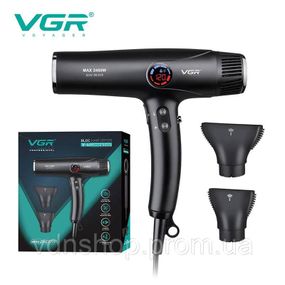 Фен для эффективной укладки волос, Электрофен с насадками, Фен для разных типов волос YE-37