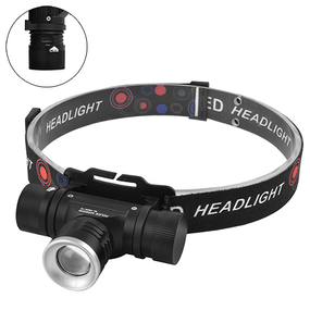 Мощный налобный светодиодный фонарь 5808 Т6, АКБ 18650, ЗУ micro USB, зум