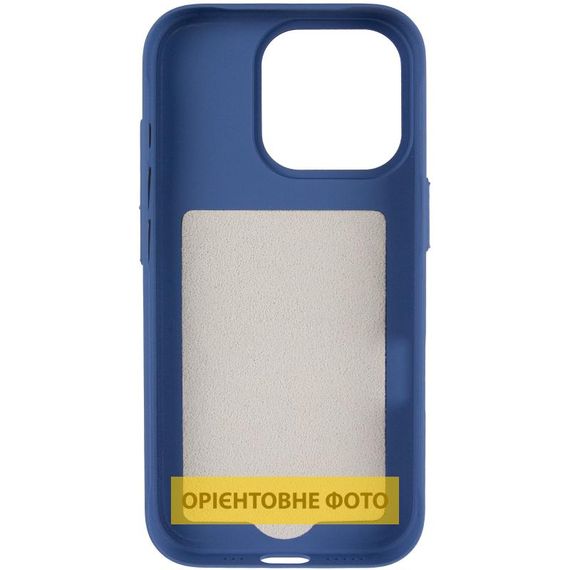 Чохол PC Textile Hybrid with Magnetic Fit для Apple iPhone 15 Pro (6.1") Blue | Зображення 2