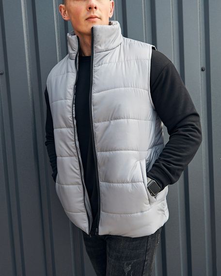 Жилетка серый S | Зображення 2