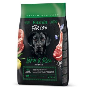 Fitmin dog For Life Lamb & Rice (для дорослих собак всіх порід ягня з рисом), 2,5 кг