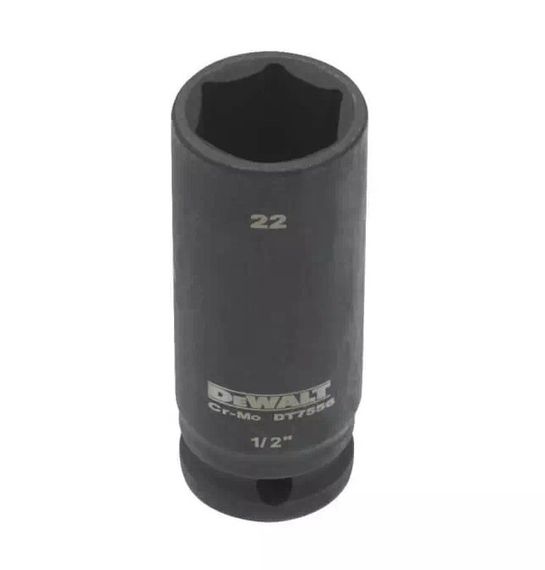 Головка торцева ударна DeWalt IMPACT подовжена 1/2" 22 мм (DT7556)