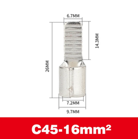Обтискна клема наконечники C45-16mm2 для кабелю