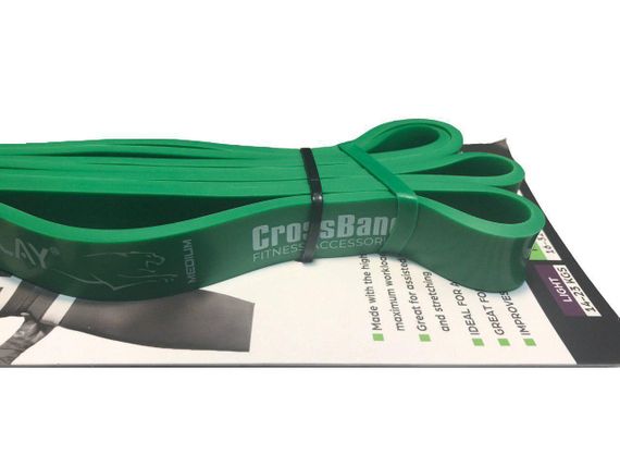 Гума для тренувань PowerPlay 4115 Green (16-32kg) | Зображення 1