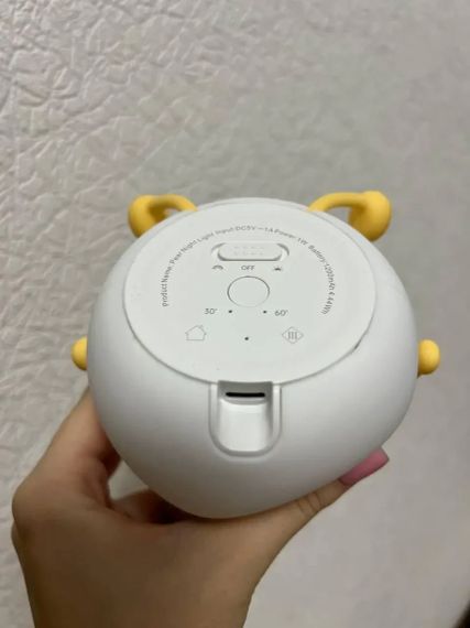 Детский силиконовый ночник-светильник «Груша» с LED-подсветкой, 7 цветами и USB-зарядкой | Зображення 3