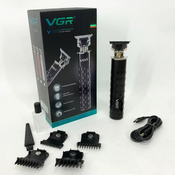 Триммер беспроводной VGR V-170, Машинка для стрижки волос беспроводная, Бритва HR-163 для бороды | Зображення 7