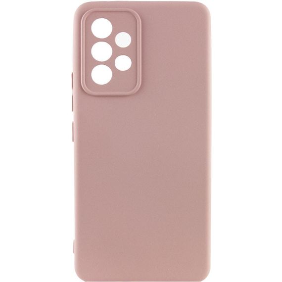 Чохол Silicone Cover Lakshmi Full Camera (AAA) для Samsung Galaxy A53 5G, Рожевий