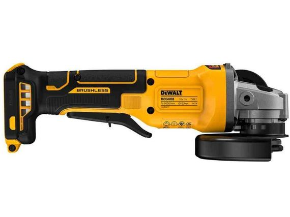 Шліфмашина кутова-болгарка DeWALT акумуляторна безщіткова без АКБ та ЗП DCG408N | Зображення 2