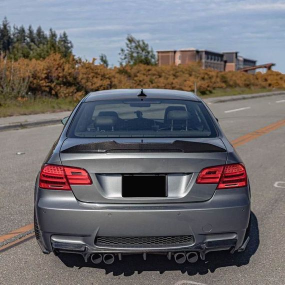 Спойлер PSM-Style V1 (для E90, Карбон) для BMW 3 серія E-90/91/92/93 2005-2011 рр | Зображення 1