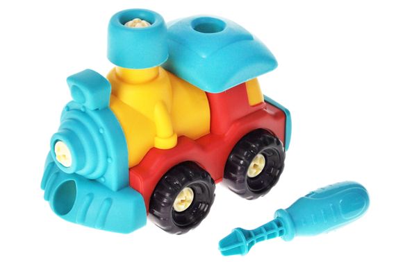 Потяг конструктор 2026-C в сітці р.16x10x12 см YG Toys | Зображення 1