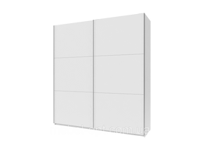 Шкаф купе G-Caiser Doros Белый / Белый 2 ДСП 220х60х240 (42003007)