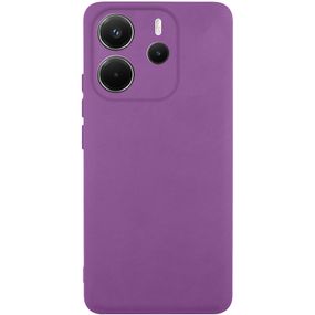 Чехол Silicone Cover Lakshmi Full Camera (AAA) для Xiaomi Redmi Note 14 4G (Int. version) Сливовый / Purple