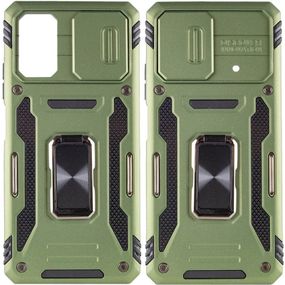 Ударопрочный чехол Camshield Army Ring для Xiaomi Poco X5 5G / Note 12 5G Оливковый / Army Green