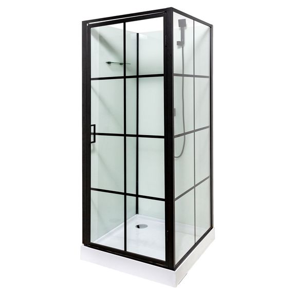 Гидромассажный бокс Insana  Agata 9900 NEW 90x90x207 квадратный низкий поддон