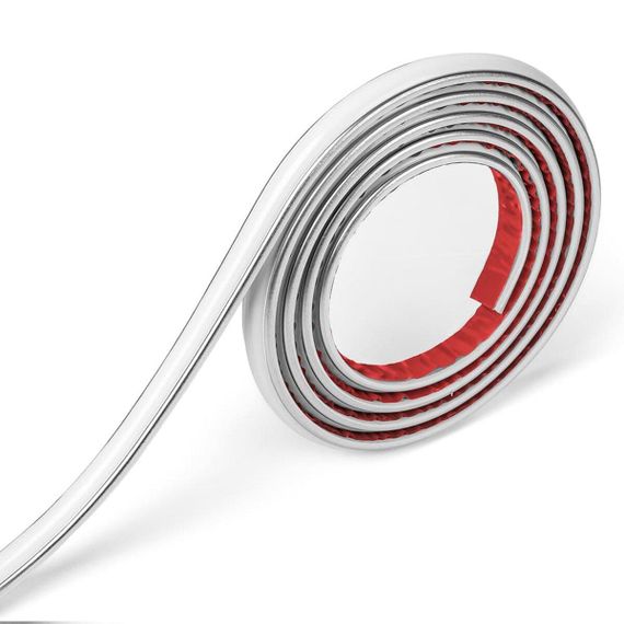 Молдинг 3000х20х8,5 мм Белый с серебром SW-00002674