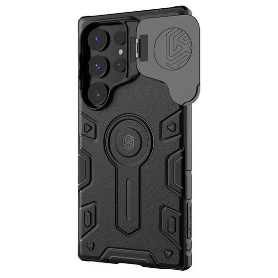 TPU+PC чохол Nillkin CamShield Armor Prop для Samsung Galaxy S25 Ultra Black | Зображення 1