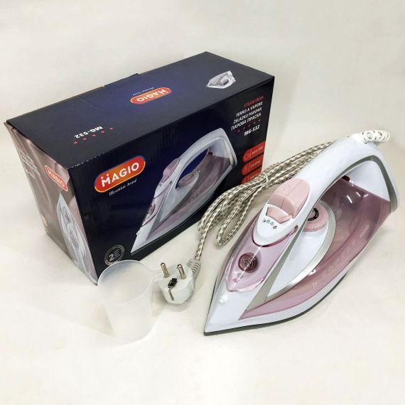 Праска MAGIO MG-532, праска електрична парова, парова праска відпарювач, професійна парова праска | Зображення 8