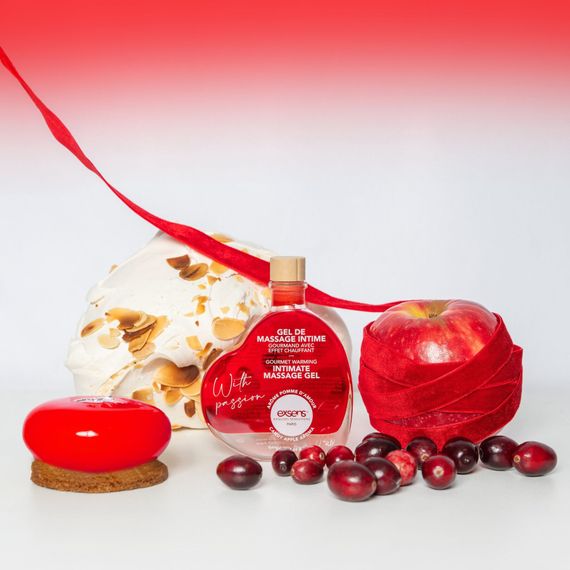 Масажний гель EXSENS With Passion Candy Apple 50 мл, розігрівальний, без цукру, їстівний | Зображення 2