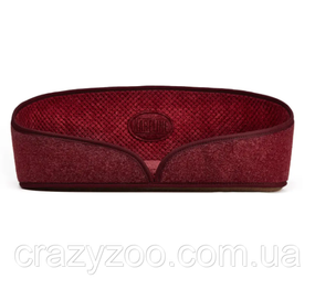 Лежак для собак і котів Kareline з повсті бордовий 40x27x15 см 30026/16