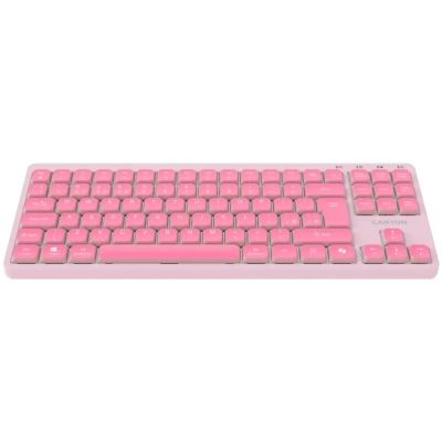 Клавиатура Canyon OnType 10 TKL Mechanical Silent Low-profile USB UA Pink (CNS-HKB10P) | Зображення 7