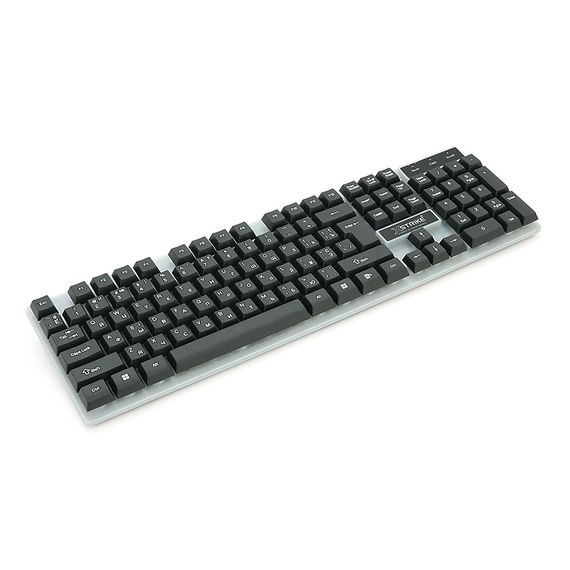 Клавиатура USB XSTRIKE XS-1080, довж. кабеля 135см, RGB подсветки, 445х145х35мм | Зображення 2