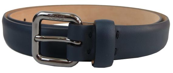 Жіночий ремінь із натуральної шкіри Tod's, Італія, синій | Зображення 1