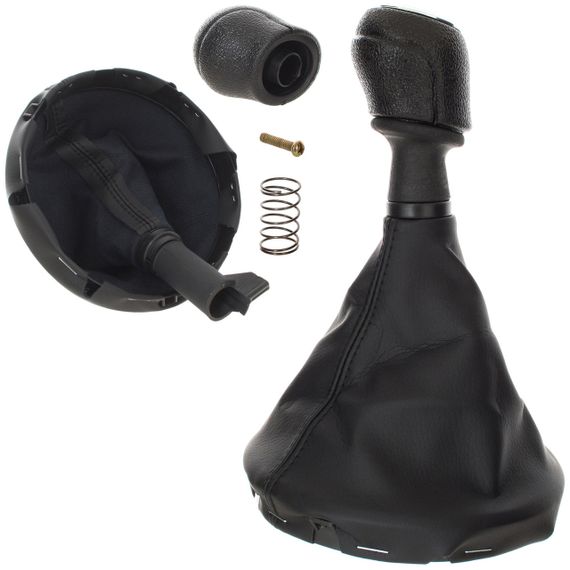 VW T5 / T6 (03-11) ручка КПП переключение передач + чехол + рамка 5 ступка серебряная, Т5 Т6 | Зображення 4