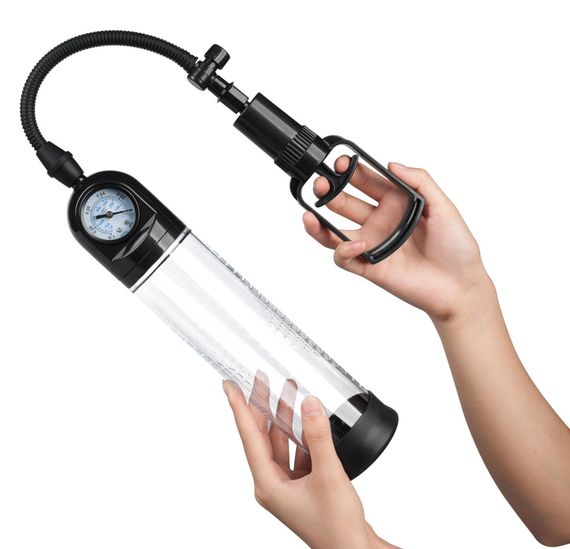 Вакуумна помпа з манометром CANWIN Penis Pump Men Powerup - P928 Sex Aura | Зображення 3