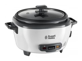 Рисоварка Russell Hobbs 27030-56 Medium, 300 Вт, антипригарне покриття, на 6 порцій, білий (27030-56)