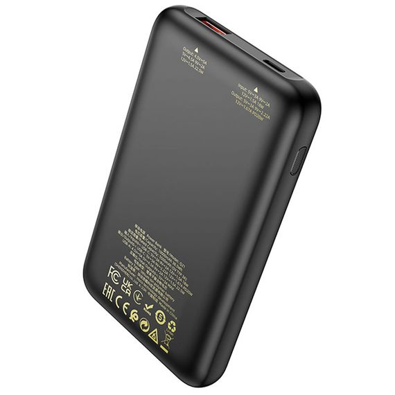 Портативний ЗП Power Bank Hoco Q21A Great 22.5W+PD20W 20000 mAh Black | Зображення 1