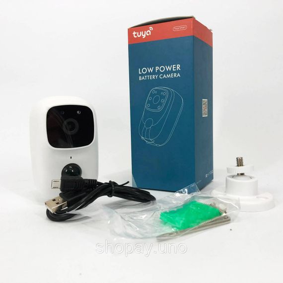 Камера відеоспостереження Smart wifi додаток Tuya працює від 2x18650 | Зображення 7