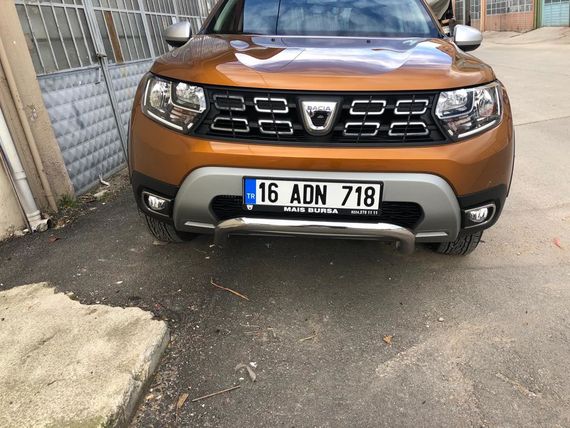 Накладки на противотуманки (2 шт., нерж) OmsaLine - Італійська нержавійка для Renault Duster 2018-2024 рр | Зображення 2