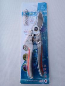 Садовий секатор Uatool 200мм, японська сталь SK5, цільнолиті ручки