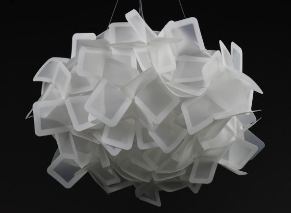 Люстра світлодіодна підвісна LED світильник для квартири на стелю лед 27626 Білий 30-170х50х50 см. | Зображення 8