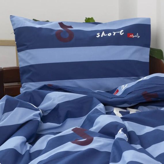Постільна білизна підліткова ТЕП Soft dreams Line Blue 2-00886_26459 150х215 см синя | Зображення 2