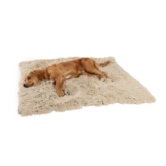 Лежанка для собак Outward Hound Best Friends Donut Shag Blanket Shag, бежевий, 101 х 76 см