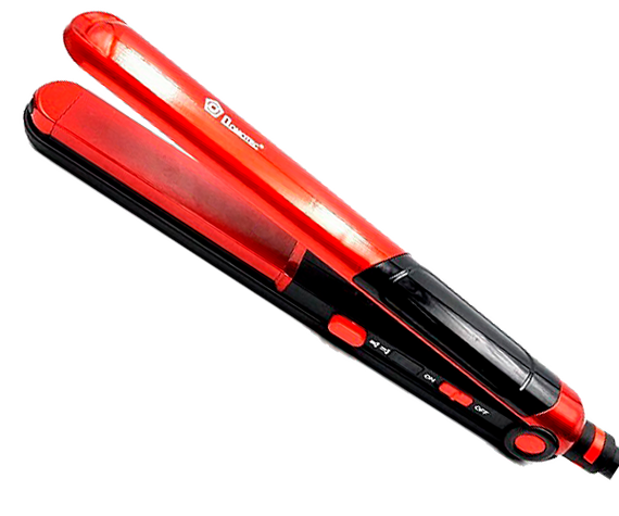 Плойка для волос 2в1 (выпрямитель + гофре) Domotec MS-4909 красная 30W (MS-4909_344) | Зображення 7