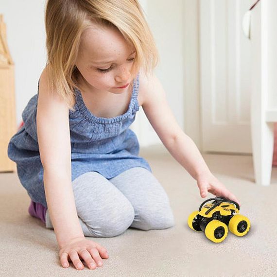 Іграшка Diy Toys Машинка трюкова інерційна з приводом перевертень Позашляховик, 4х4 | Зображення 3